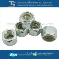 ANSI/ASME B 18.2.2 steel hexagon nylon lock nut